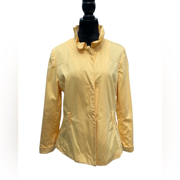 Sandro Buttercup Yellow Jacket women’s size Large like new - Picture 2 of 7